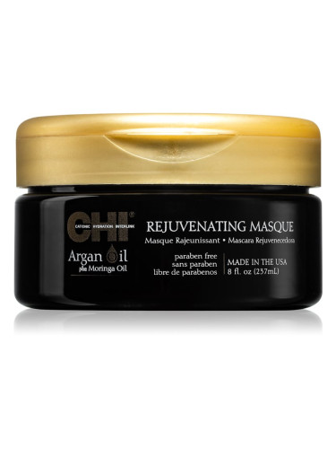 CHI Argan Oil Rejuvenating Masque подхранваща маска за суха и увредена коса 237 мл.