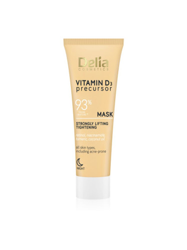 Delia Cosmetics Vitamin D3 Precursor лифтинг маска за нощ 50 м