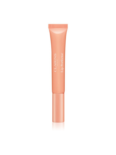 Clarins Lip Perfector Shimmer блясък за устни с хидратиращ ефект цвят 02 Apricot Shimmer 12 мл.