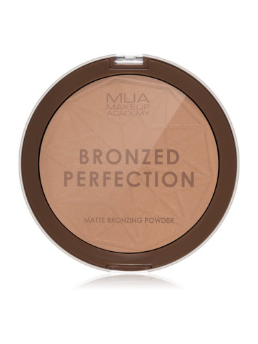MUA Makeup Academy Bronzed бронзант с матиращ ефект цвят Sunset Tan 15 гр.