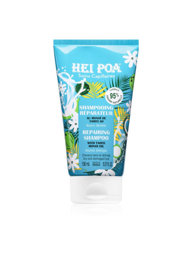 Hei Poa Tahiti Monoi Oil Tiara шампоан за суха и увредена коса 150 мл.