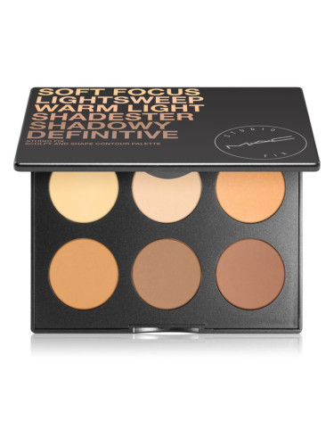 MAC Cosmetics Studio Fix Sculpt and Shape Contour Palette контурираща палитра за лице Medium Dark / Dark 14.4 гр.