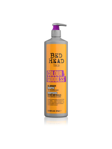 TIGI Bed Head Colour Goddess маслен шампоан за боядисана коса и коса с кичури 970 мл.