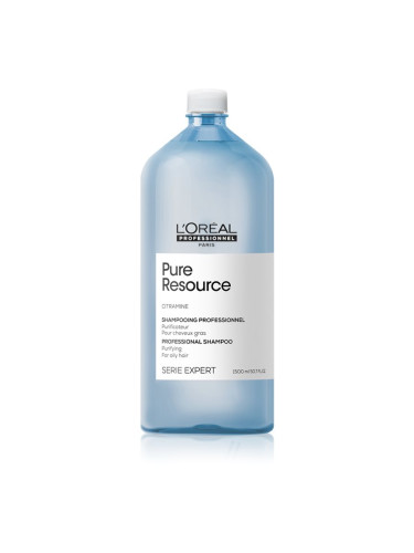 L’Oréal Professionnel Serie Expert Pure Resource дълбоко почистващ шампоан за мазна коса 1500 мл.