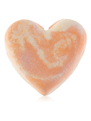 Daisy Rainbow Bubble Bath Sparkly Heart пенлива топка за вана Sweet Orange 70 гр.