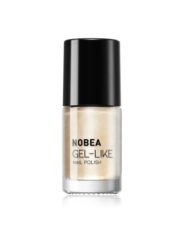 NOBEA Metal Gel-like Nail Polish лак за нокти с гел ефект цвят frosting #N16 6 мл.