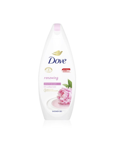 Dove Renewing нежен душ гел Peony & Rose 250 мл.
