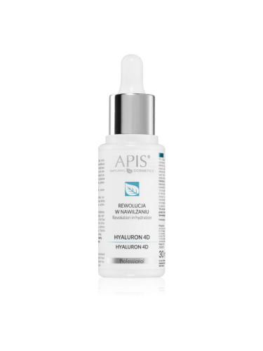 Apis Natural Cosmetics Revolution In Hydration Hyaluron 4D хиалуронов серум за дехидратирана суха кожа 30 мл.