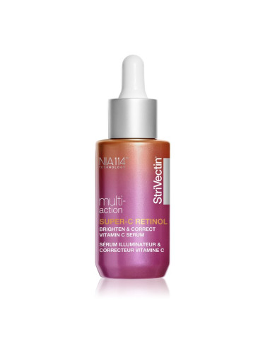 StriVectin Multi-Action Super-C Retinol Brighten & Correct Serum озаряващ серум с витамин С за възобновяване на повърхността на кожата 30 мл.