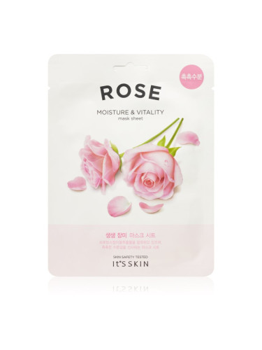 It´s Skin The Fresh Mask Rose платнена маска с хидратиращ и ревитализиращ ефект 20 гр.