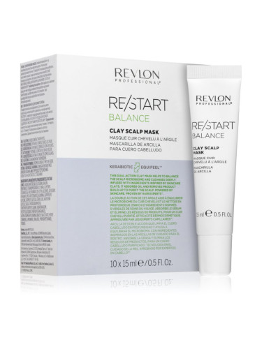 Revlon Professional Re/Start Balance маска с глина за скалпа 10x15 мл.