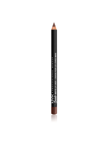 NYX Professional Makeup Suede Matte  Lip Liner матиран молив за устни цвят 23 Club Hopper 1 гр.