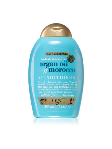 OGX Argan Oil Of Morocco Extra Strenght възстановяващ балсам за увредена коса 385 мл.
