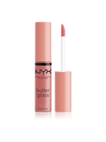 NYX Professional Makeup Butter Gloss блясък за устни цвят 07 Tiramisu 8 мл.