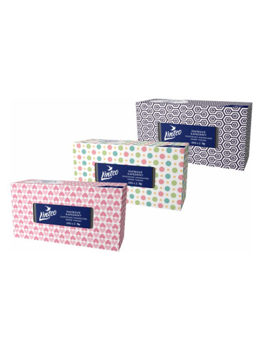Linteo Paper Tissues Two-ply Paper, 200 pcs per box хартиени кърпички 200 бр.
