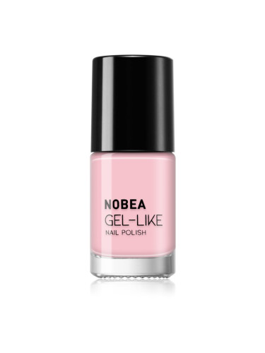 NOBEA Day-to-Day Gel-like Nail Polish лак за нокти с гел ефект цвят Base shade #N01 6 мл.