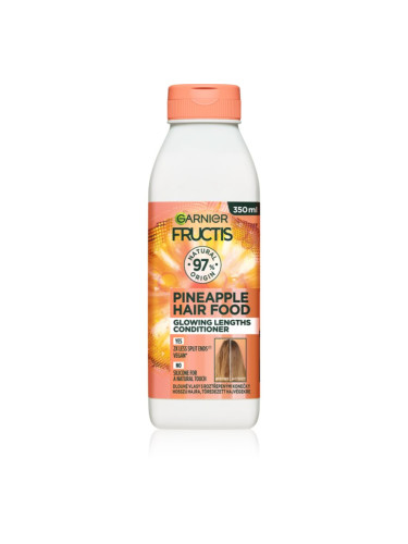 Garnier Fructis Pineapple Hair Food озаряващ балсам за дълга коса 350 мл.