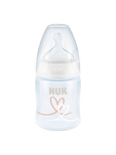 NUK First Choice + 150 ml бебешко шише с контрол на температурата 150 мл.