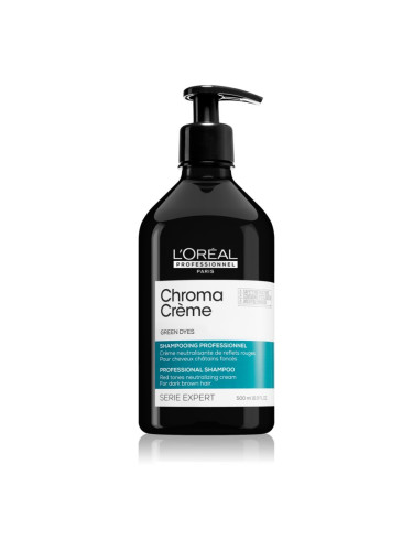 L’Oréal Professionnel Serie Expert Chroma Crème коректор за коса, неутрализиращ червените оттенъци за тъмна коса 500 мл.