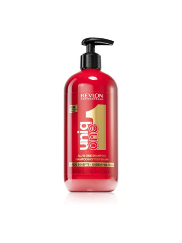 Revlon Professional Uniq One All In One Classsic подхранващ шампоан за всички видове коса 490 мл.