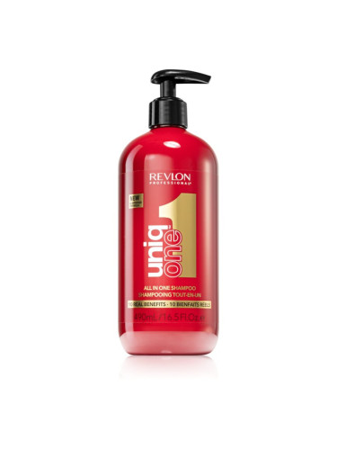 Revlon Professional UniqOne All In One Classsic подхранващ шампоан за всички видове коса 490 мл.
