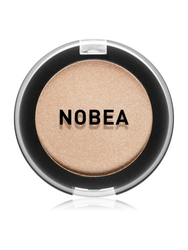 NOBEA Day-to-Day Mono Eyeshadow сенки за очи с блясък цвят Toasted almond 3,5 гр.