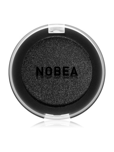 NOBEA Day-to-Day Mono Eyeshadow сенки за очи с блясък цвят Black chant 3,5 гр.