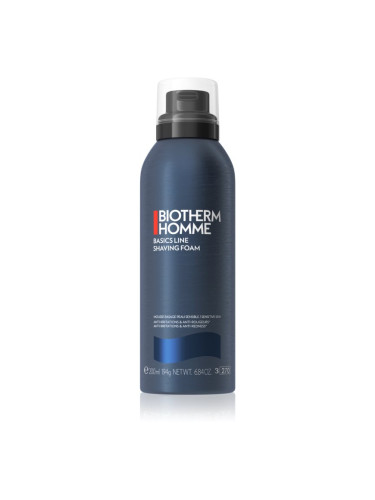 Biotherm Homme Basics Line Shaving Foam пяна за бръснене за чувствителна кожа на лицето 200 мл.