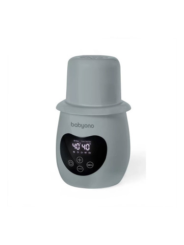 BabyOno Get Ready Electronic Bottle Warmer and Steriliser Многофункционален нагревател за бебешки бутилки Grey 1 бр.