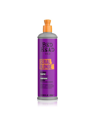 TIGI Serial Blonde Restoring Shampoo възстановяващ шампоан за руса коса 400 мл.