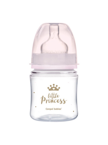 Canpol babies Royal Baby бебешко шише 0m+ Pink 120 мл.