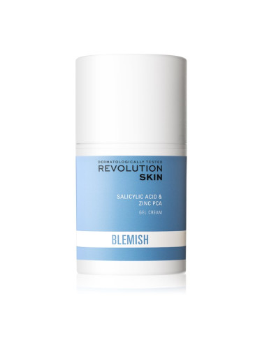 Revolution Skincare Blemish Salicylic Acid & Zinc PCA хидратиращ гел крем за мазна и проблемна кожа 50 мл.