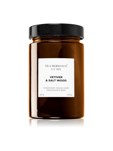 Vila Hermanos Apothecary Vetiver & Salt Wood ароматна свещ 225 гр.