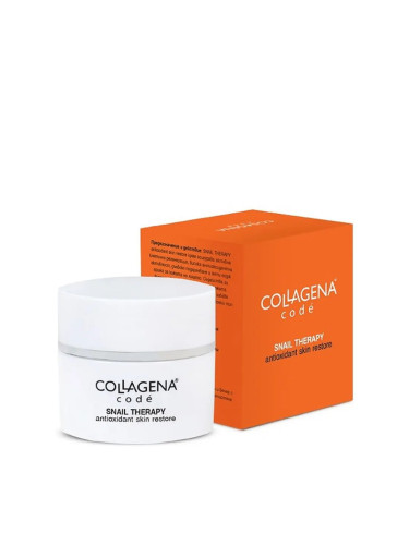 Крем за лице озарява регенерира COLLAGENA CODE Snail Therapy Restore Cream