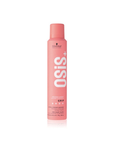 Schwarzkopf Professional Osis+ Grip пяна за коса ултра силна фиксация 200 мл.