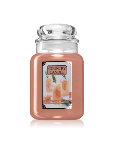 Country Candle Grapefruit & Rosemary ароматна свещ 680 гр.