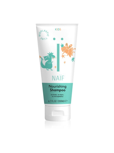 Naif Kids Nourishing Shampoo детски шампоан за по-лесно разресване на косата за деца  200 мл.