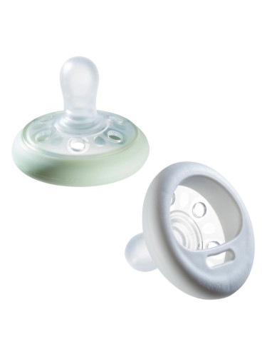 Tommee Tippee Closer To Nature Breast-like 6-18 m биберон Natural 2 бр.