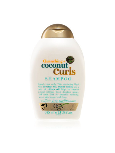 OGX Coconut Curls шампоан за чуплива и къдрава коса 385 мл.