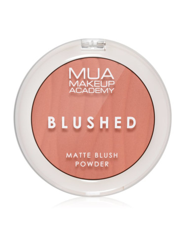 MUA Makeup Academy Blushed Powder Blusher руж - пудра цвят Rose Tea 5 гр.