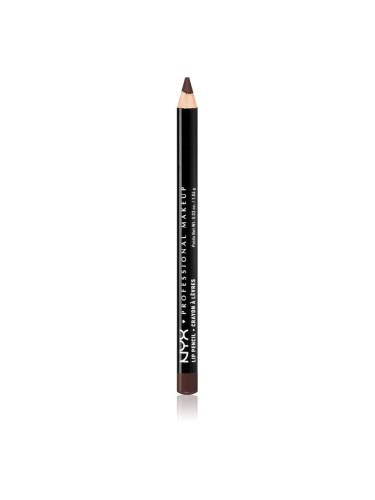 NYX Professional Makeup Slim Lip Pencil прецизен молив за устни цвят 820 Espresso 1 гр.