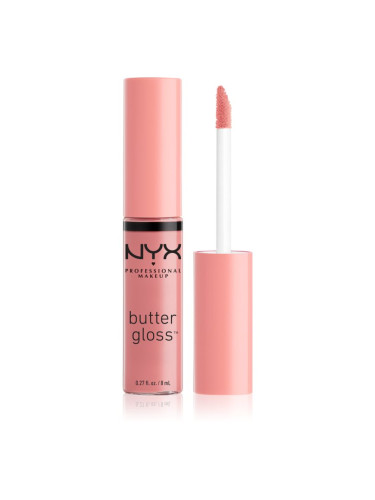 NYX Professional Makeup Butter Gloss блясък за устни цвят 05 Créme Brulee 8 мл.