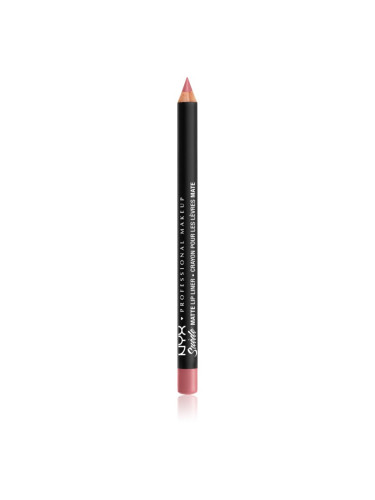 NYX Professional Makeup Suede Matte  Lip Liner матиран молив за устни цвят 09 Tea & Cookies 1 гр.
