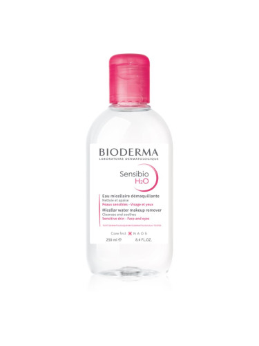 Bioderma Sensibio H2O мицеларна вода за чувствителна кожа на лицето 250 мл.