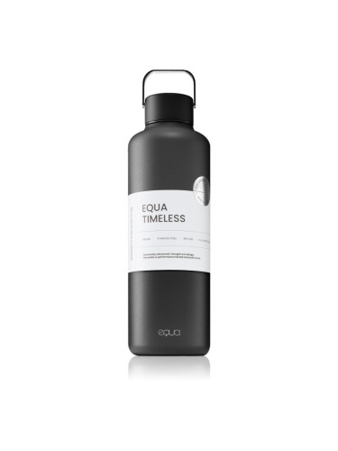 Equa Timeless неръждаема бутилка за вода боя Dark 1000 мл.