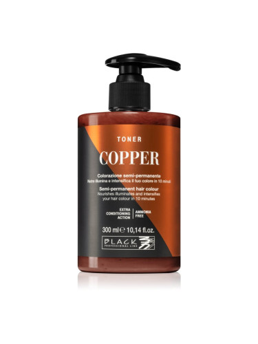 Black Professional Line Toner тонер за естествени нюанси Copper 300 мл.