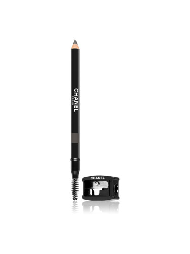 Chanel Crayon Sourcils молив за вежди  с острилка цвят 60 Noir Cendré  1 гр.