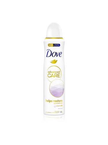 Dove Advanced Care Helps Restore антиперспирант без алкохол Clean Touch 150 мл.