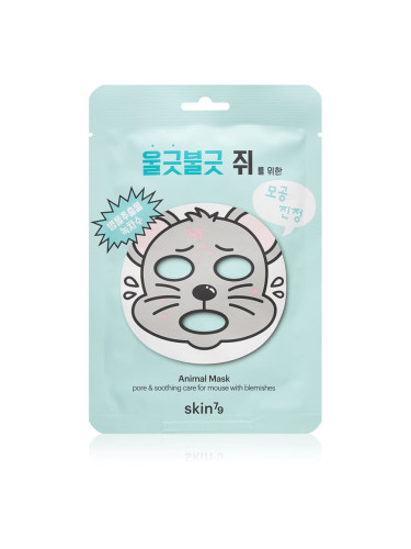 Skin79 Animal For Mouse With Blemishes платнена маска за проблемна кожа, акне 23 гр.