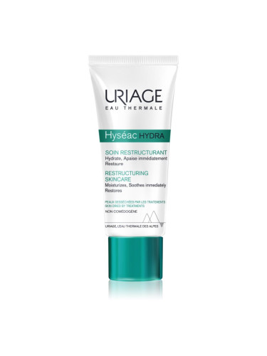 Uriage Hyséac Hydra Restructuring Skincare регенериращ и хидратиращ крем за кожа, която е суха и раздразнена от медикаментозно лечение на акне 40 мл.